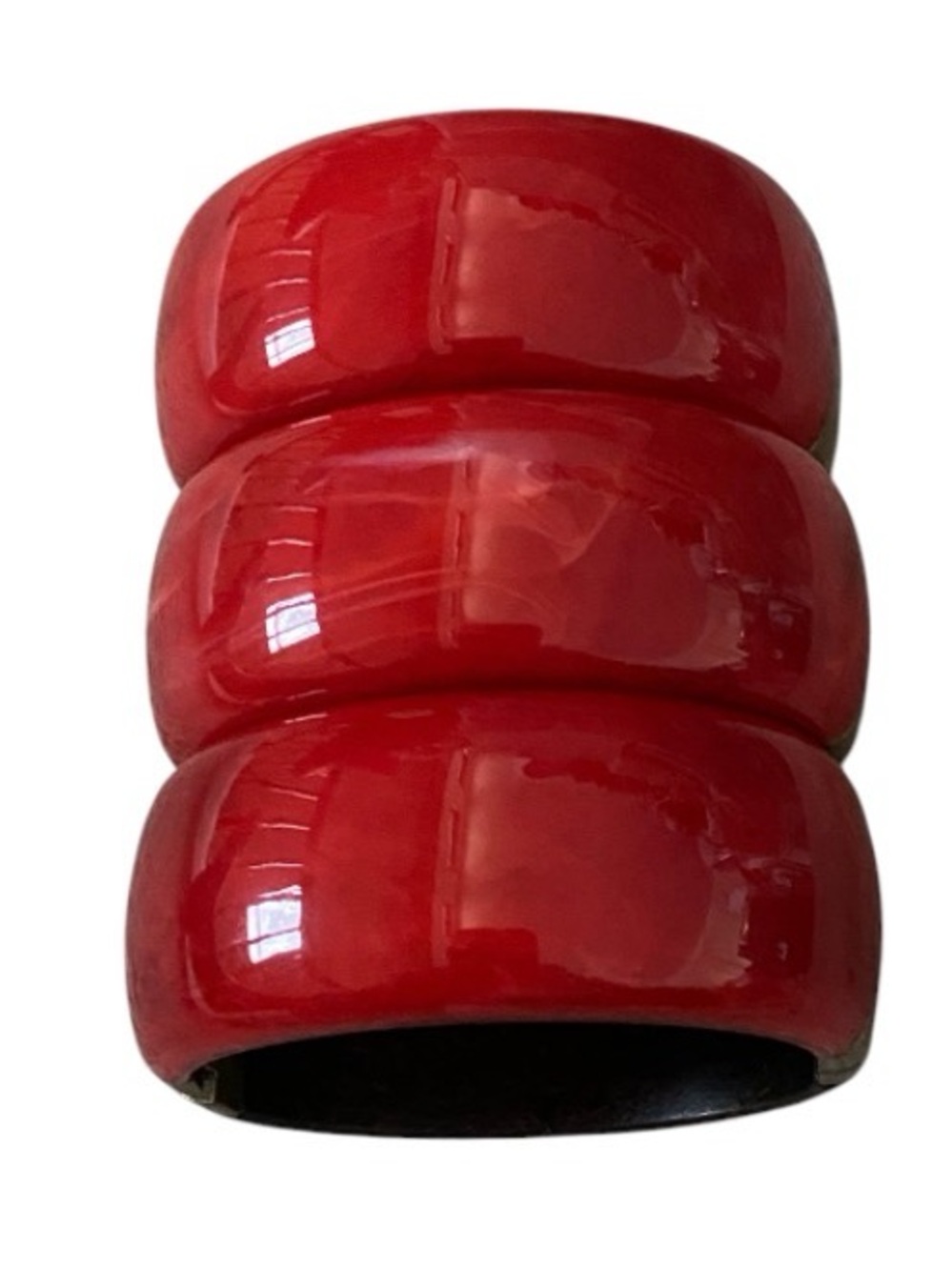 Premier Designs Piper resin and wood hinged bangle(Set of 3)